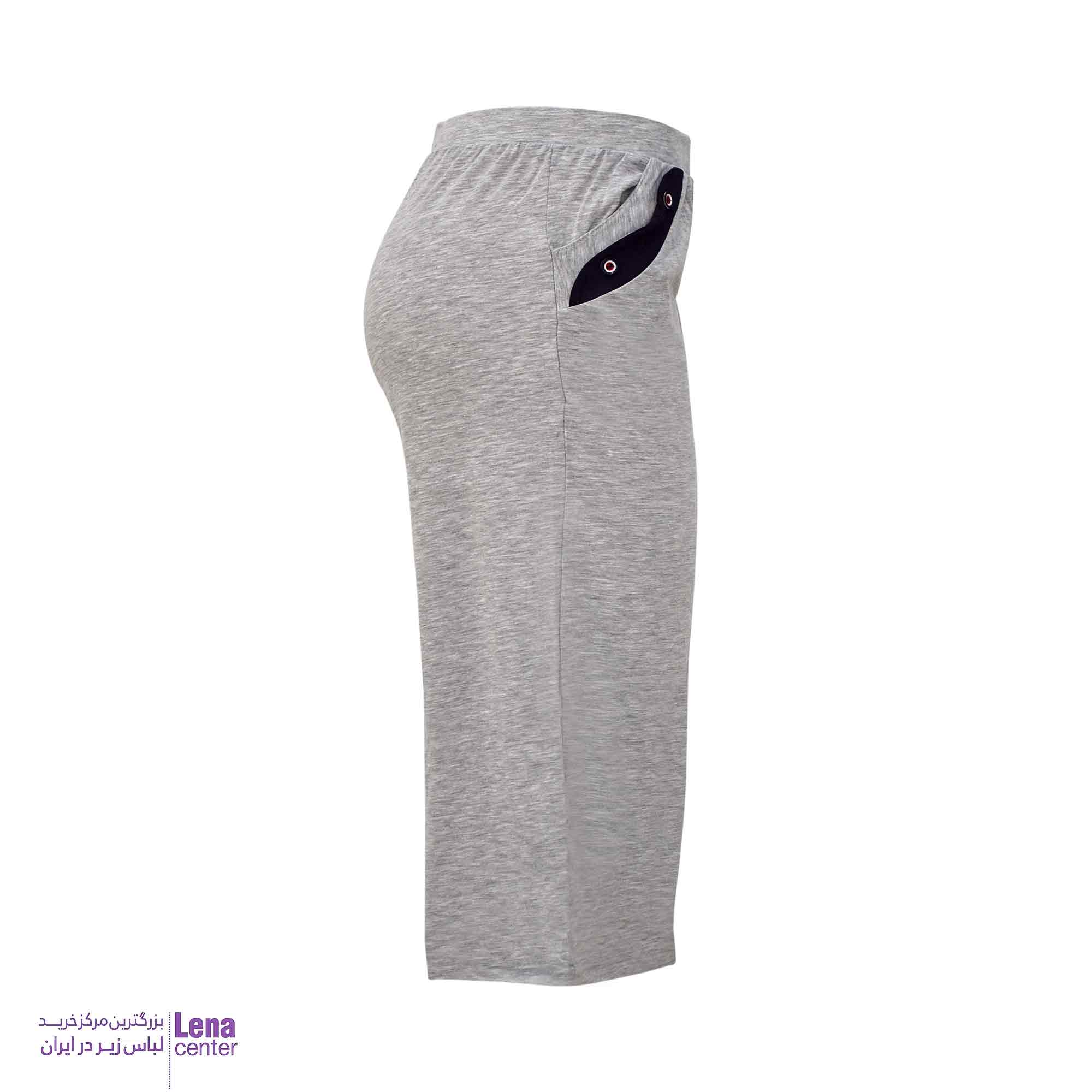 لناسنترست تاپ وشلوارپشت طرح دار