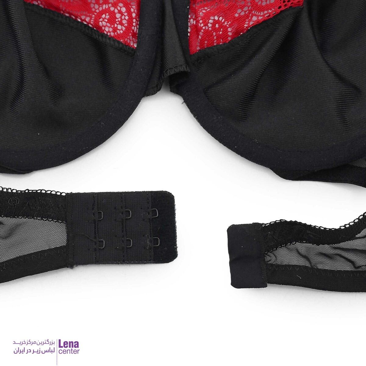 لناسنتر ست شورت و سوتین زنانه توری طرح دار