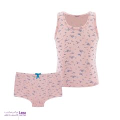 لناسنتر تاپ شورت دخترانه نخی