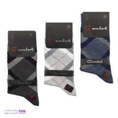 لناسنتر جوراب ساقدار مردانه طرح اسکاچ