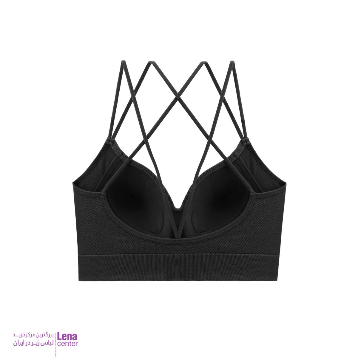 لناسنتر نیم تنه زنانه کاپ دار پشت ضربدری