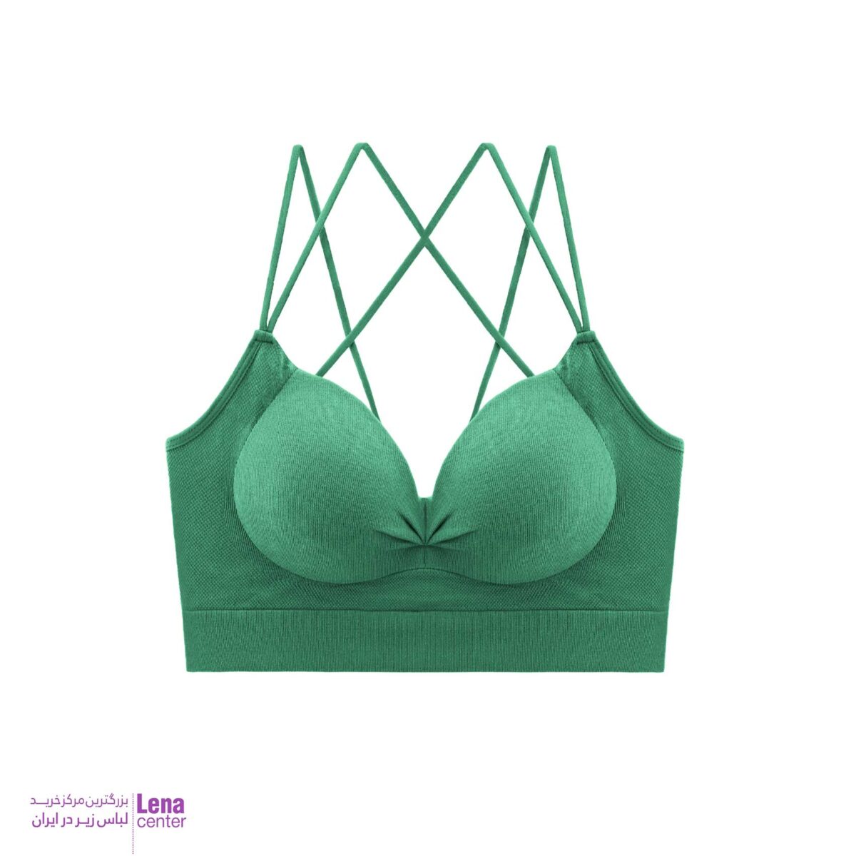 لناسنتر نیم تنه زنانه کاپ دار پشت ضربدری