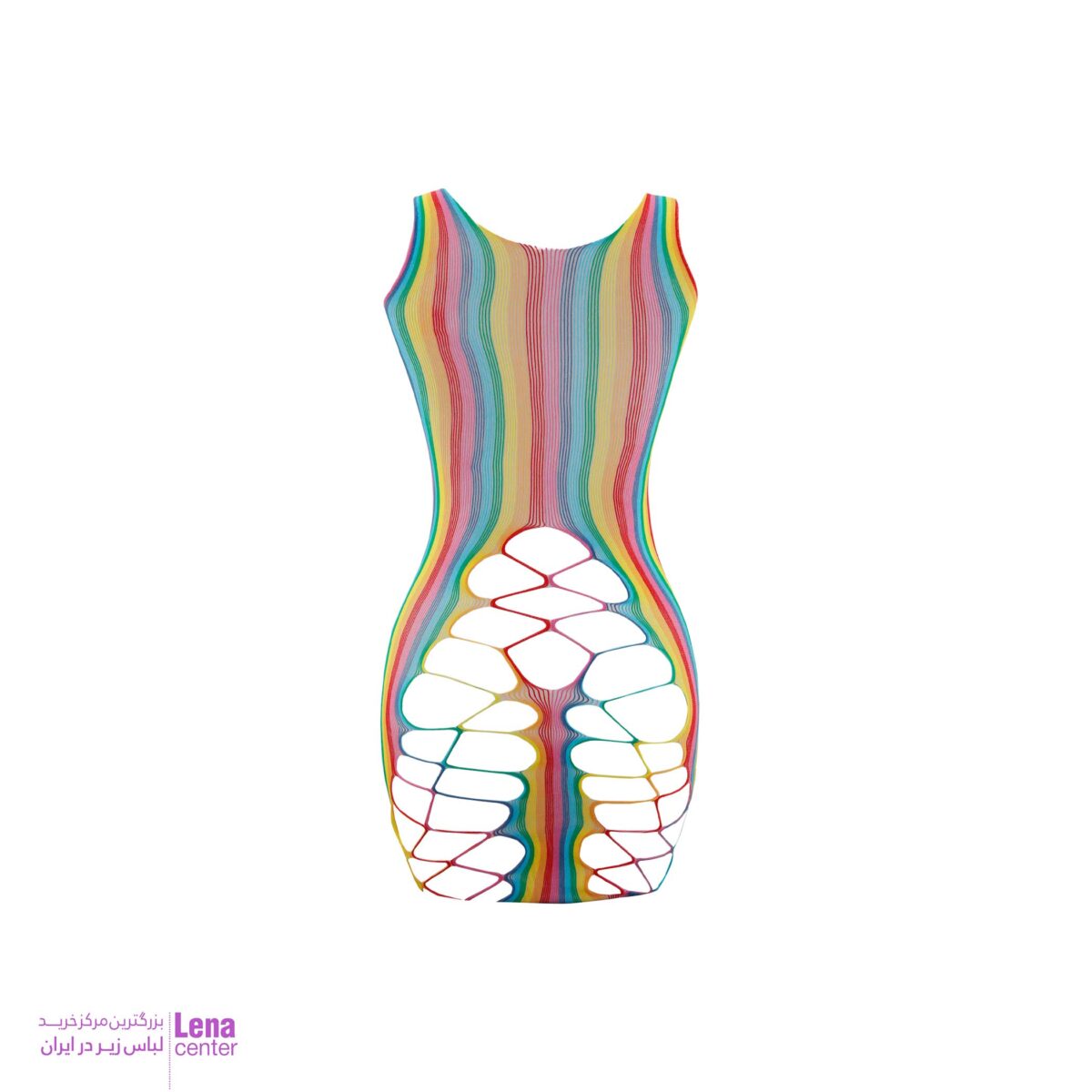 لناسنتر بادی زنانه آبرنگی طرح یک