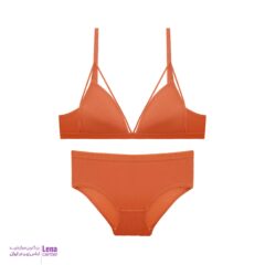 لناسنتر ست شورت وسوتین زنانه ابری کبریتی هارنسی