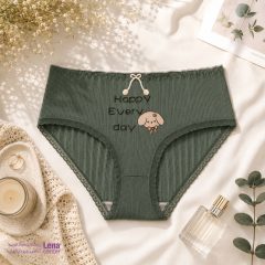 لناسنتر شورت زنانه کبریتی اسلیپ عروسکی طرح سه