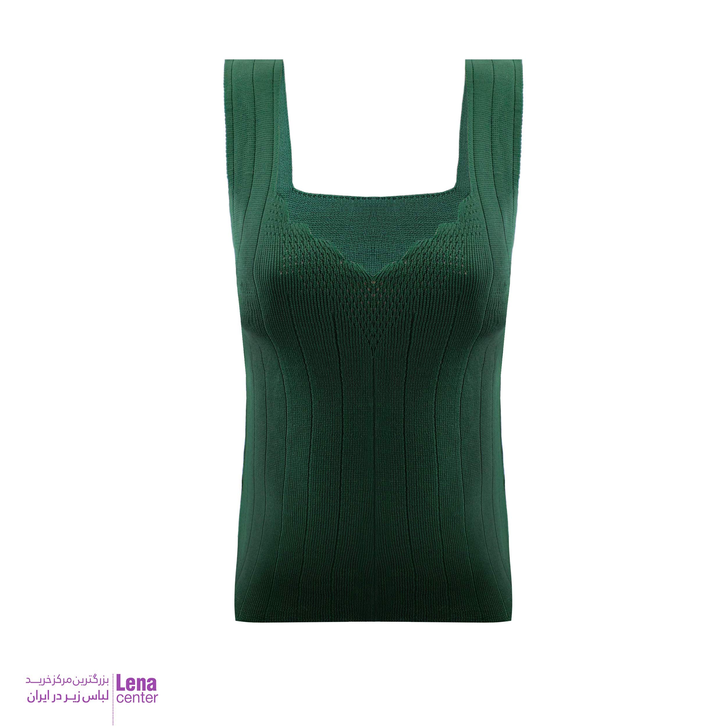 لناسنتر تاپ بافت زنانه ساده
