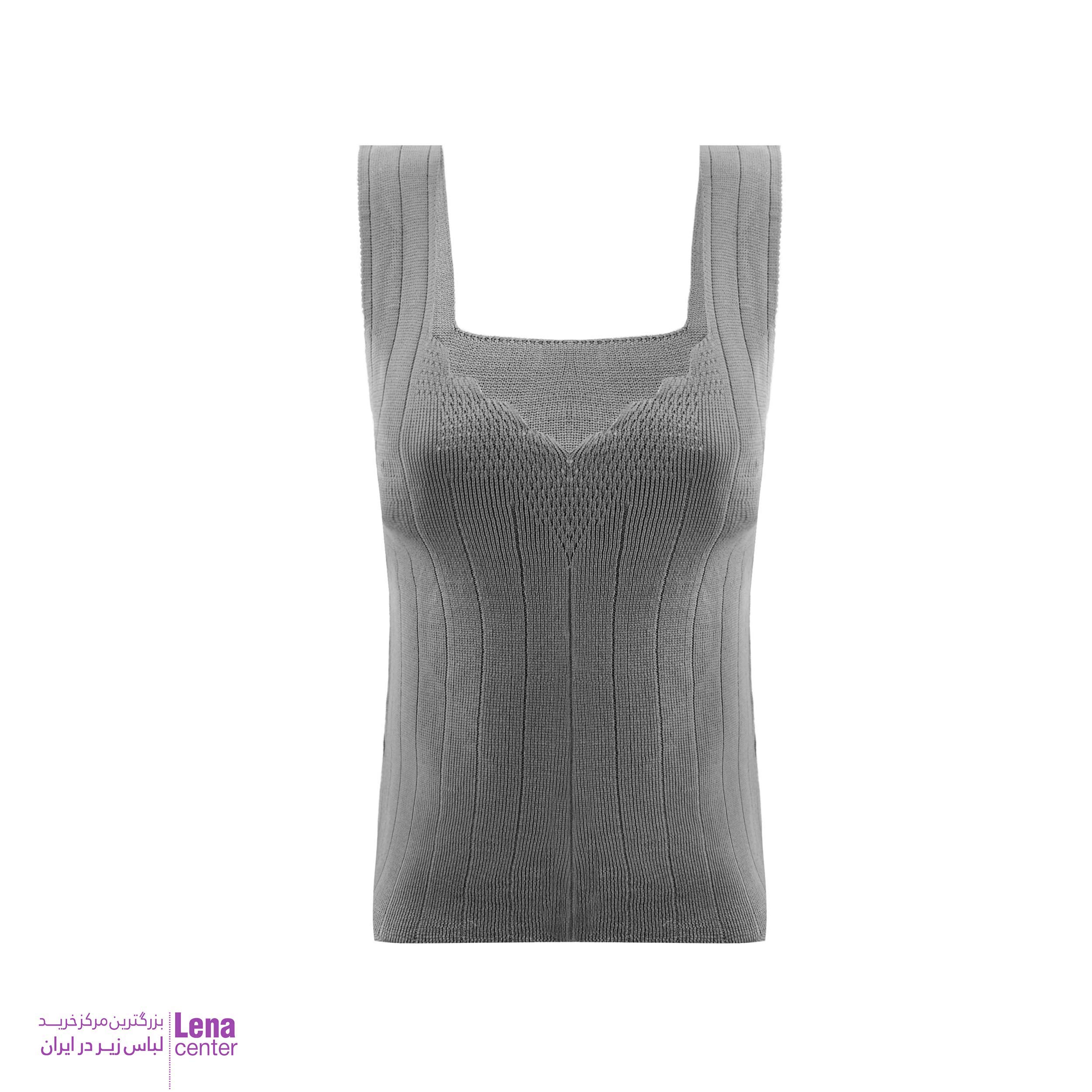 لناسنتر تاپ بافت زنانه ساده