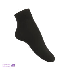 جوراب زنانه دوربع ساپورت مشکی مناسب استفاده روزمره و رسمی
