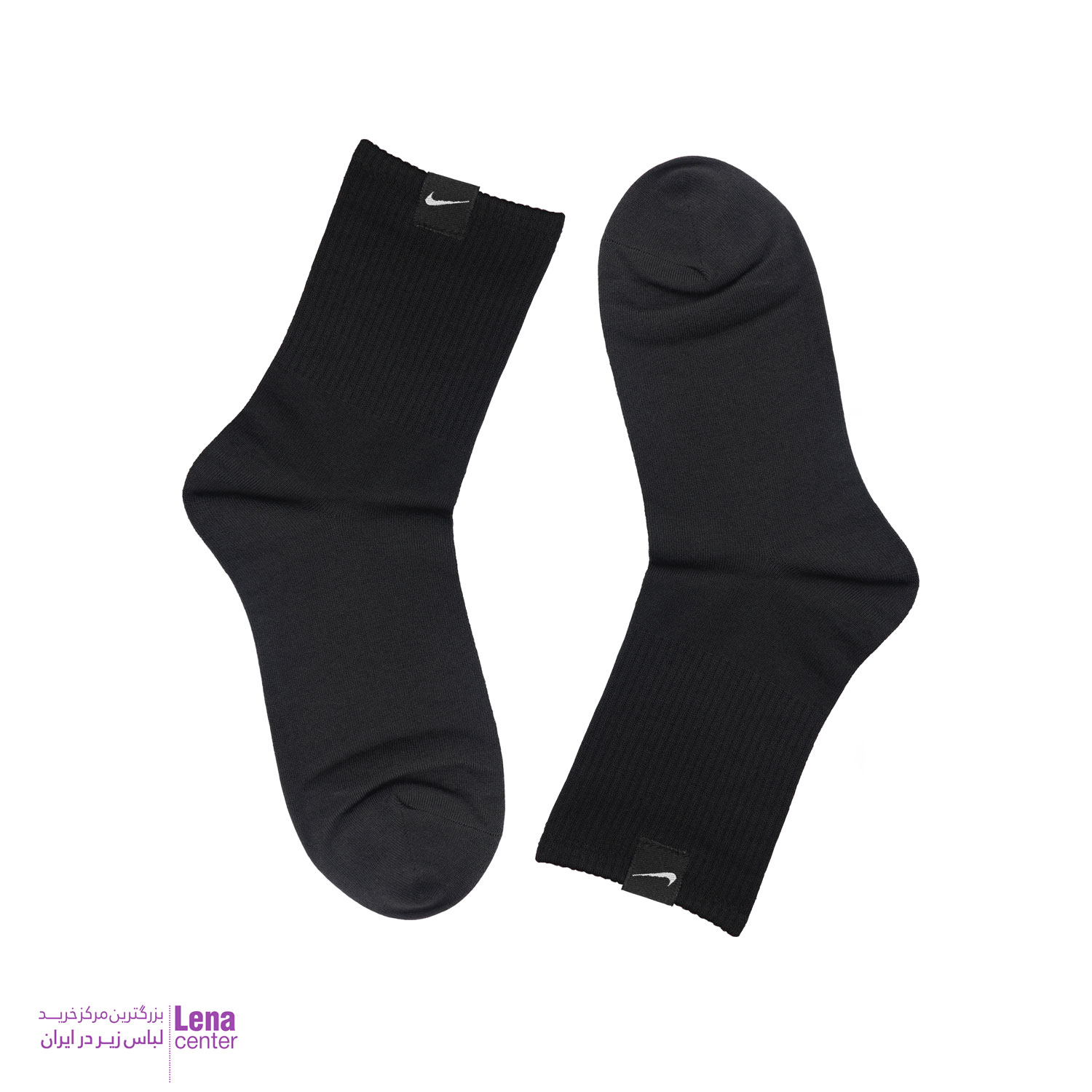 جوراب اسپرت نیم ساق آدیداس و نایک مشکی مناسب استفاده روزمره و ورزشی