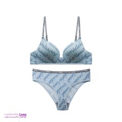 ست شورت و سوتین زنانه طرح نوشته مدل Versatile با پارچه نرم و خوش‌فرم نمای جلو