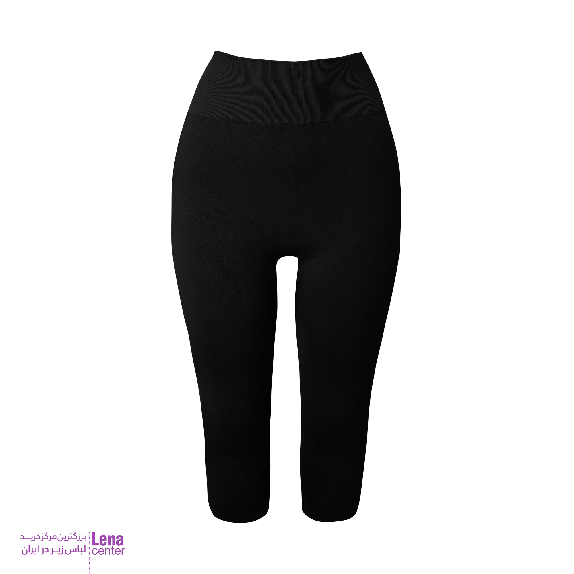 شلوارک ورزشی زنانه سه‌ربع رنگ طوسی مدل Seamless نمای جلو