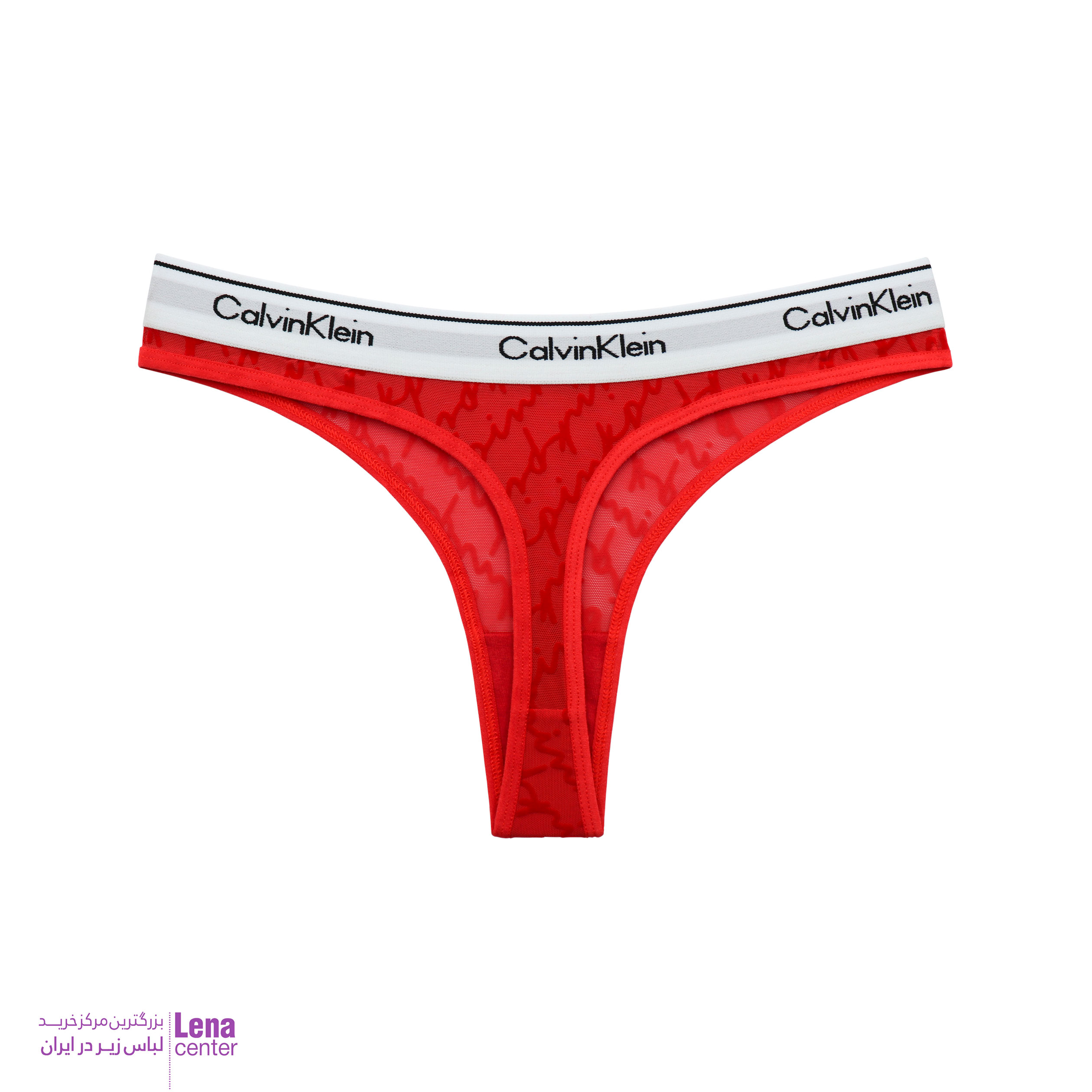 شورت زنانه Calvin Klein مدل توری مشکی با طراحی لوکس و راحتی بالا نمای پشت