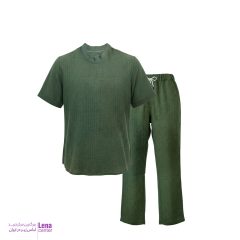 ست مردانه اسپرت شامل تیشرت و شلوار راحتی نمای جلو