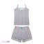 ست تاپ و شورتک زنانه نخ پنبه ترک باکیفیت مناسب فصل گرما نمای جلو