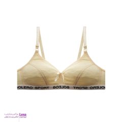 سوتین دخترانه نخی لایه دار تایلندی کش اسپرت نمای جلو