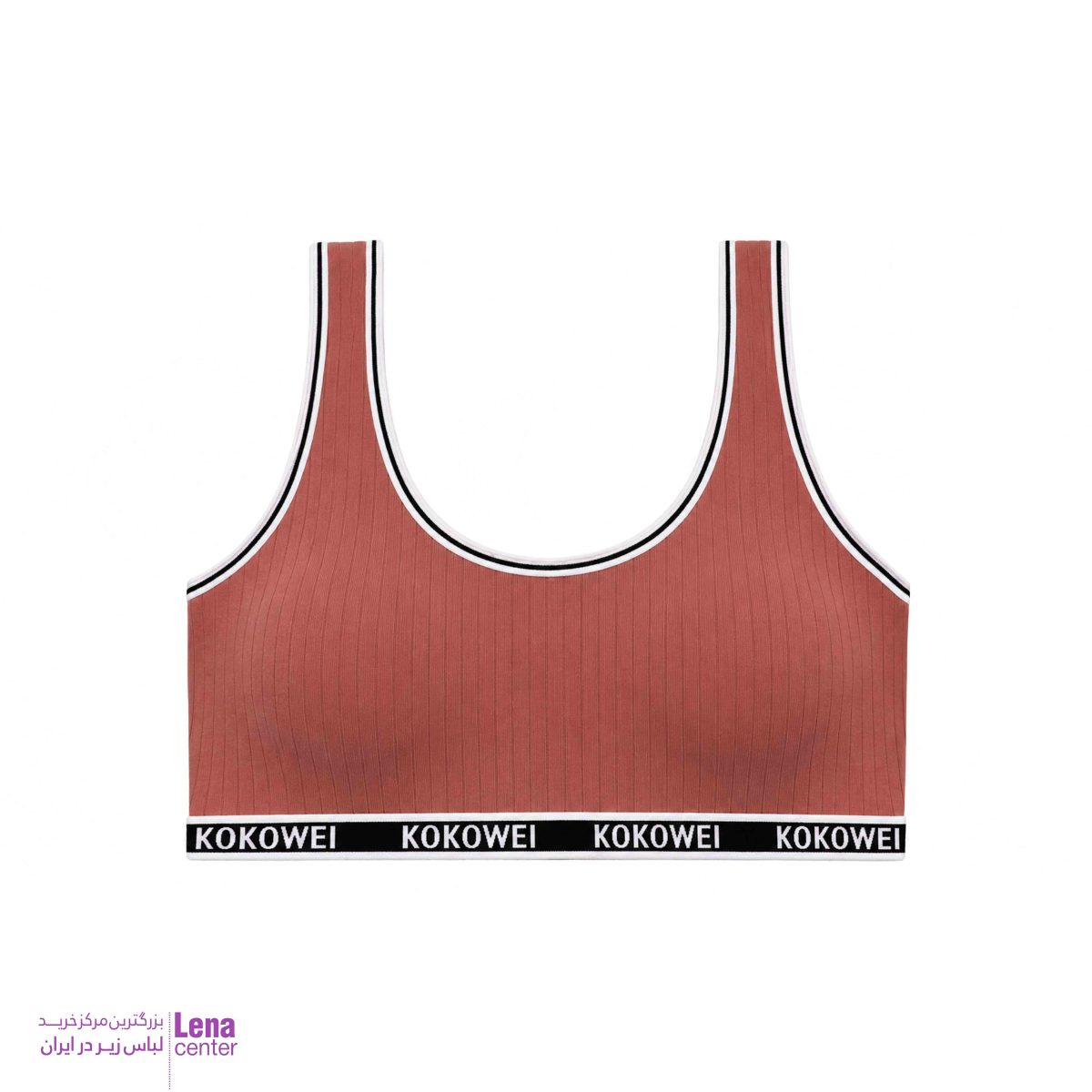 نیم تنه زنانه کبریتی با طراحی اسپرت، پارچه نرم و کشسان، مناسب استفاده روزانه و فعالیت ورزشی سبک نمای جلو