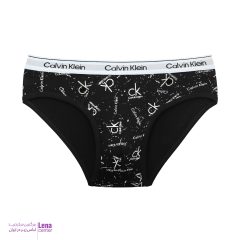 شورت اسلیپ مردانه کتان لاکرا طرح Calvin Klein همراه با رنگبندی نمای جلو