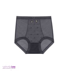 شورت زنانه حریر شیشه‌ای طرح قلب نمای جلو