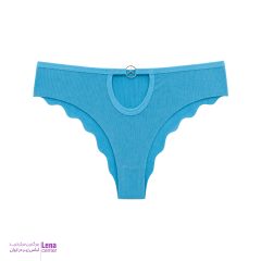شورت لیزری کبریتی زنانه با فاق دولایه و آستر نخی نمای جلو