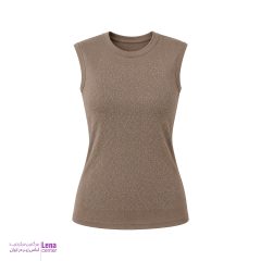 تاپ حلقه زنانه ویسکوز نگین دار نمای جلو