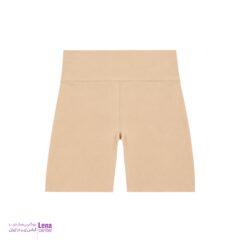 شورت پادار لیزری زنانه کمر گنی با فاق نخی و طراحی بدون خط نمای پشت